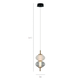 LED Пендел Testa PND-84938-2V-BK Italux 8W 3000K | Osvetlenieto.bg