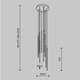 LED Полилей Light stick MOD236PL-L54B3K Maytoni 46W 3000K | Osvetlenieto.bg