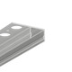 LED профил за вграждане в плочки UNI-TILE12 C PLUS анодизиран 2 метра | Osvetlenieto.bg