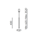 LED Пендел Pro Base MOD159PL-L6W4K2 Maytoni 6W 4000K | Osvetlenieto.bg