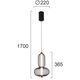 LED Полилей MARGOT 4311400 Viokef 9W 3000K | Osvetlenieto.bg