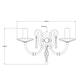 Аплик Aegean 2xE14 Polished Nickel Elstead Lighting AG2-POL-NICKEL | Osvetlenieto.bg