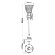 Аплик за баня Agatha 2 Light Polished Chrome Elstead Lighting BATH-AGATHA-PC | Osvetlenieto.bg