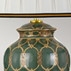 Настолна лампа Sashi 1xE27 Tall Empire Shade Green Gold and BrownDesigner's Lightbox DL-SASHI-TL | Osvetlenieto.bg