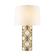 Настолна лампа Arabella 1xE27 Gilded Nola Distressed Gold Ivory Shade Gilded Nola GN-ARABELLA-TL-G | Osvetlenieto.bg