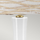 Настолна лампа Milo 1xE27 Aged Brass White Orange Elstead Lighting MILO-AB-TL-LANT | Osvetlenieto.bg