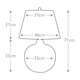 Настолна лампа Ottoman 1xE27 Bronze Metalic Ivory Shade Elstead Lighting OTTOMAN-TL-IV | Osvetlenieto.bg