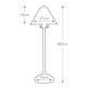Настолна лампа Provence 1xE14 Stick Lamp Aged Brass Elstead Lighting PV-SL-AB | Osvetlenieto.bg