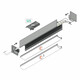 Черен LED профил  LEVEL12 C/U1 2000 открит монтаж | Osvetlenieto.bg
