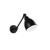 Аплик NEWTON AP1 NERO 027852 Ideal Lux 1xE27 | Osvetlenieto.bg