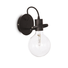 Аплик RADIO AP1 NERO 119502 Ideal Lux 1xE27 | Osvetlenieto.bg